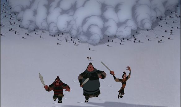 Mulan avalanche image - Copyright Disney